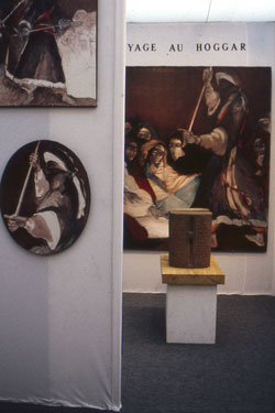 Photo exposition Voyage au Hoggar Galerie Michèle Broutta, FIAC 1984, Le Grand-Palais, Paris